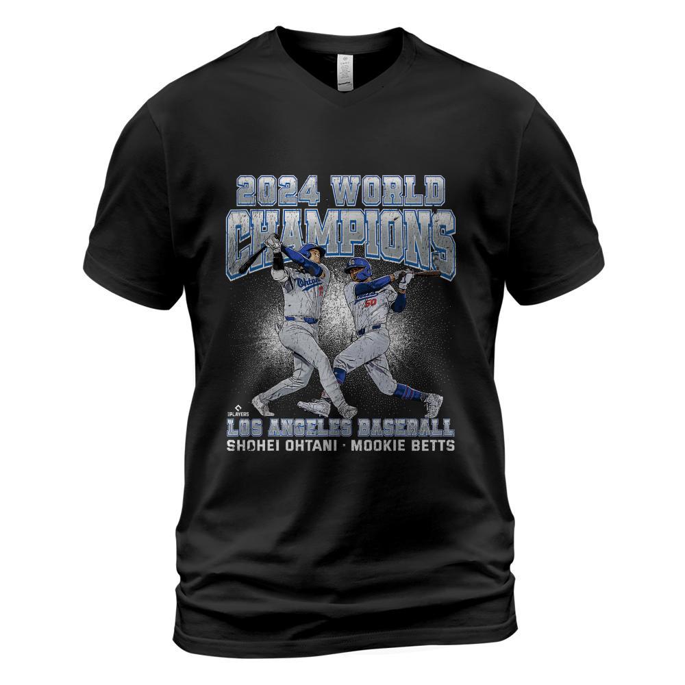 2024 Los Angeles World Champions Ohtani, Betts MLBPA T-Shirt