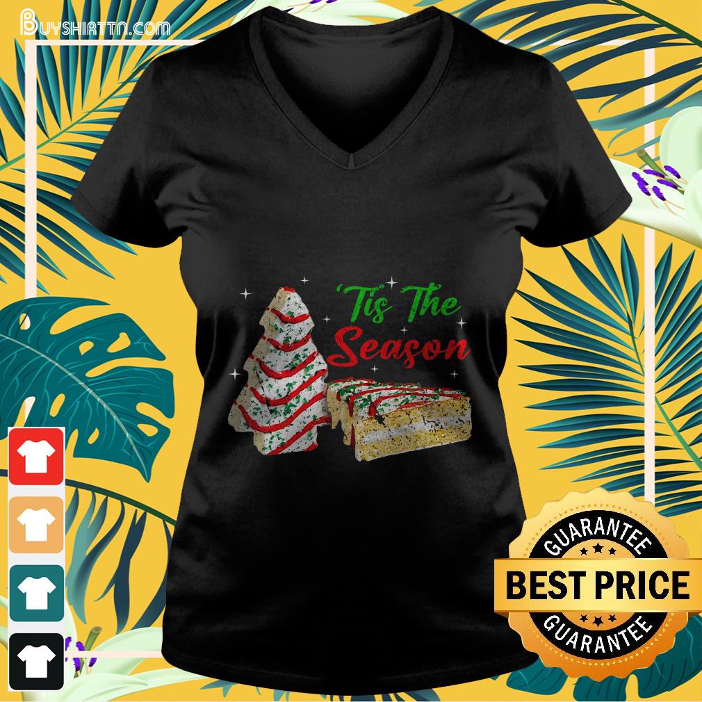 Funny Tis The Season Design Christmas Tree Cakes Debbie T-Shirt