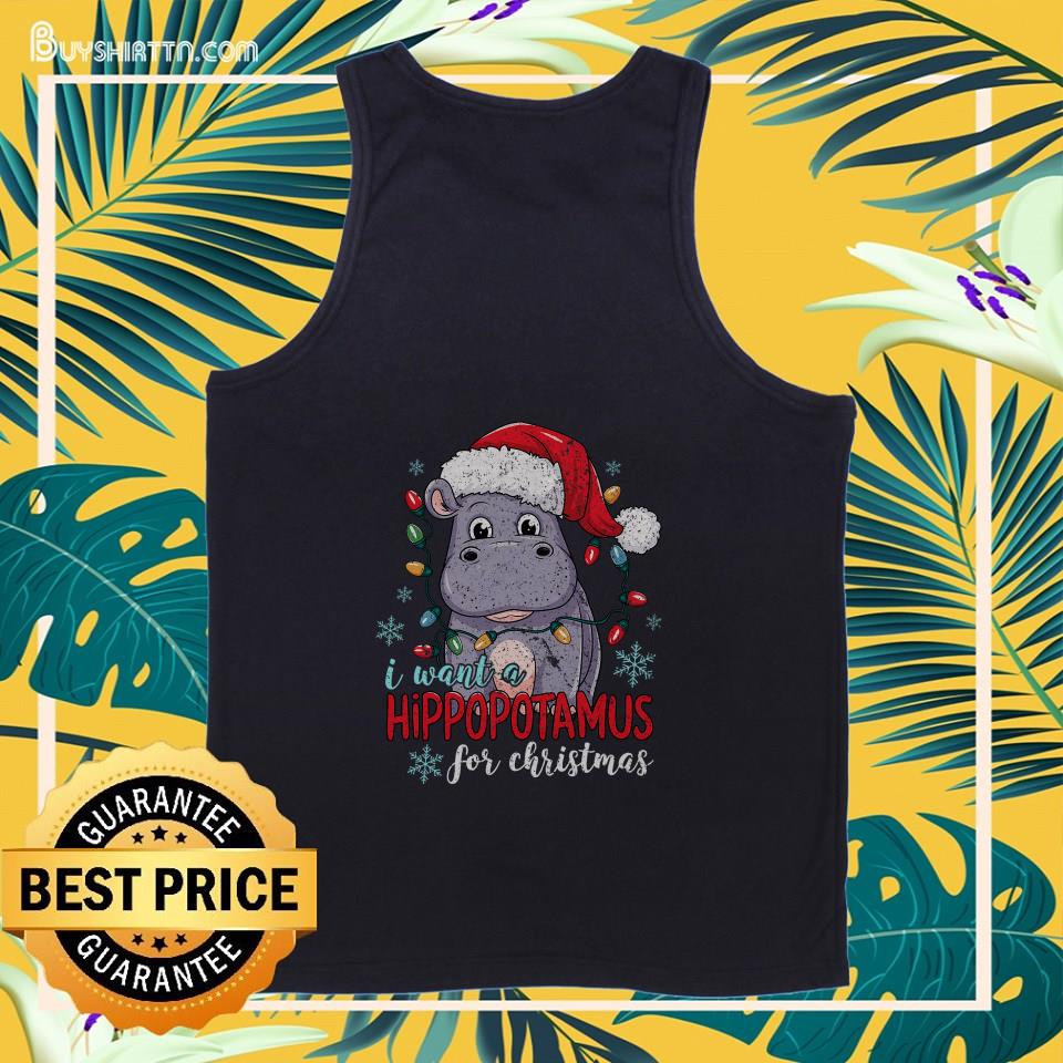 I Want A Hippopotamus For Christmas Cute Christmas Costume T-Shirt