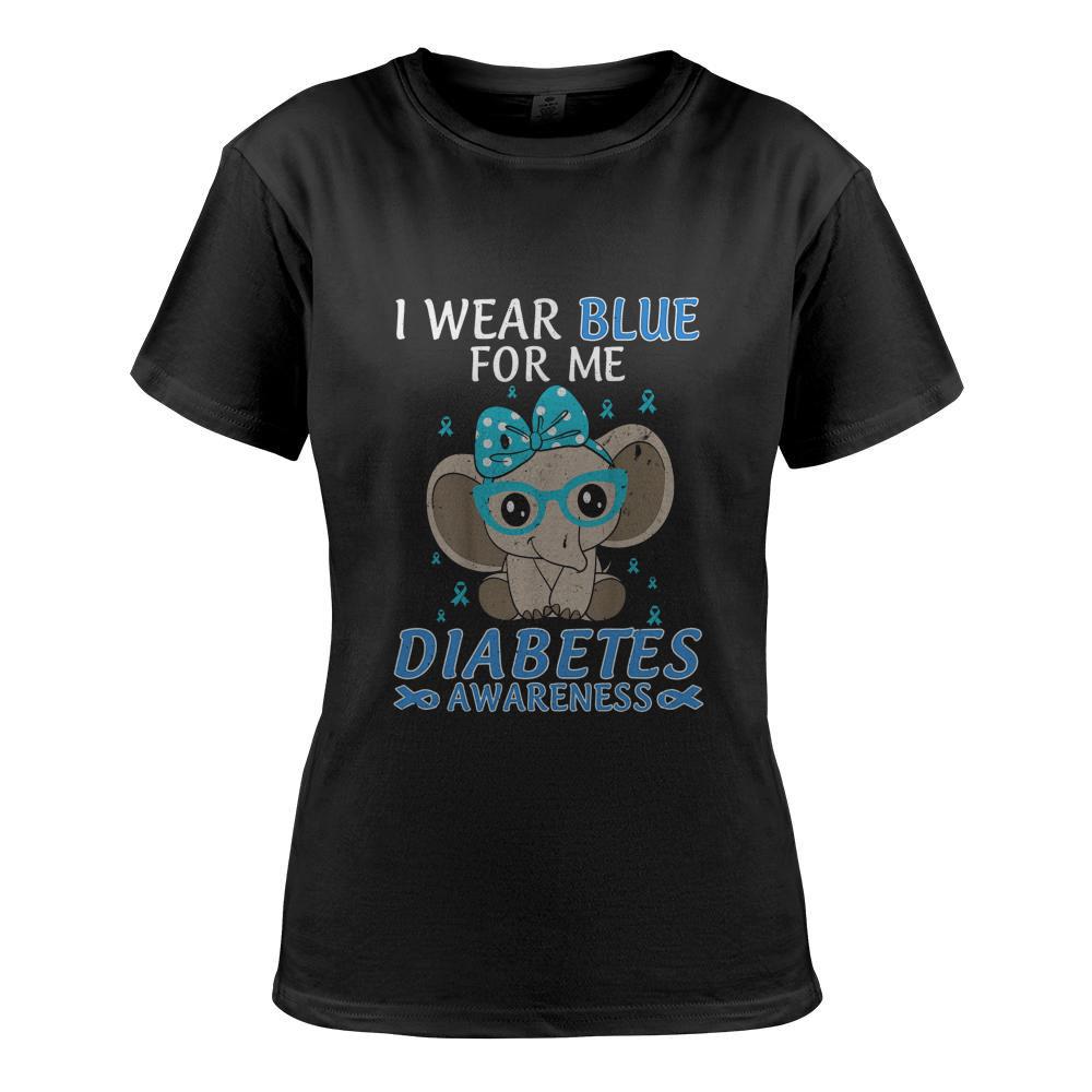 In November We Wear Blue Elephant Diabetes Awareness 2024 T-Shirt