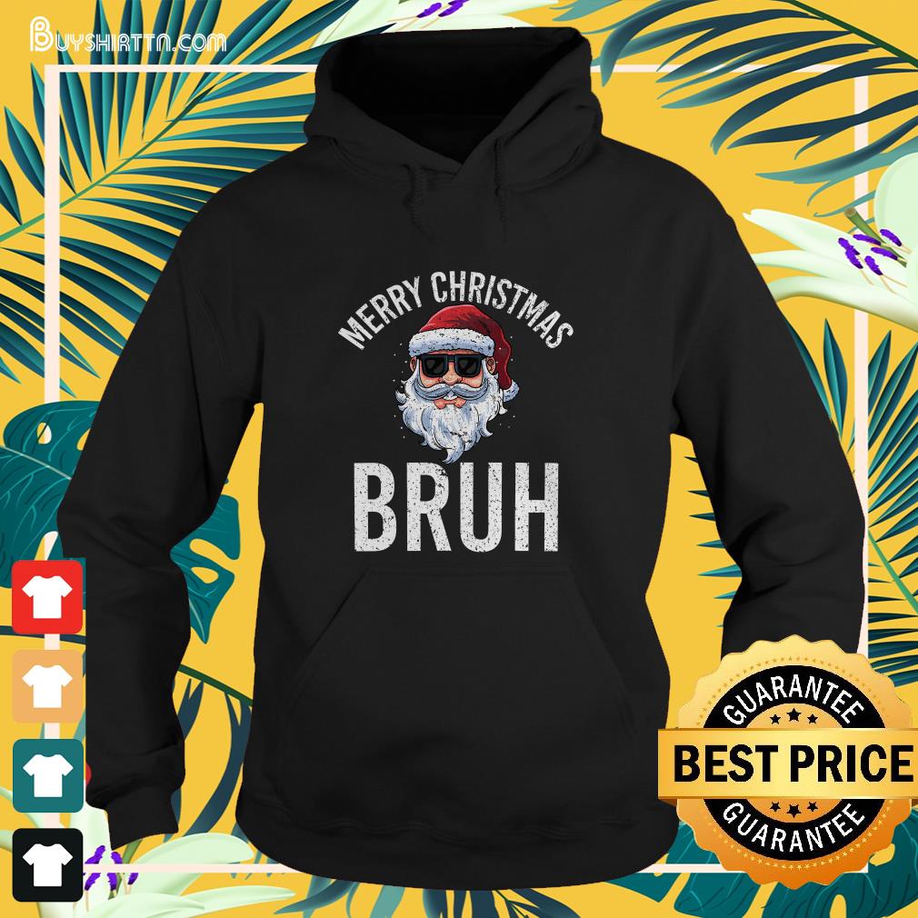 Merry Christmas Bruh Meme Funny Saying for Brother Boys Men T-Shirt