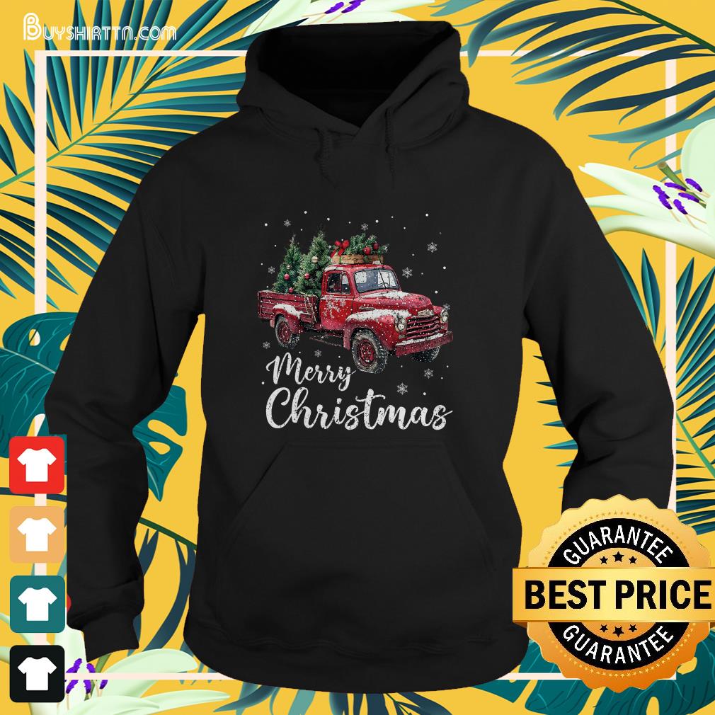 Merry Christmas Red Truck Family Matching Christmas Pajama T-Shirt