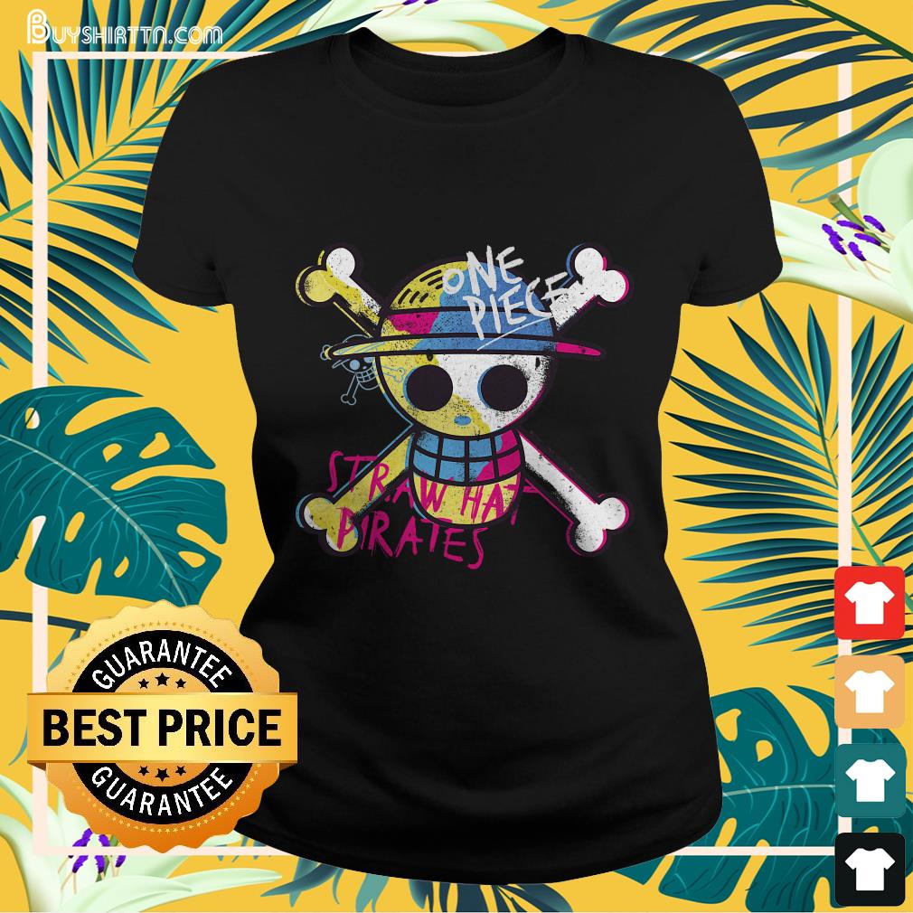 One Piece Straw Hat Pirates Colour Logo Monkey D Luffy T-Shirt