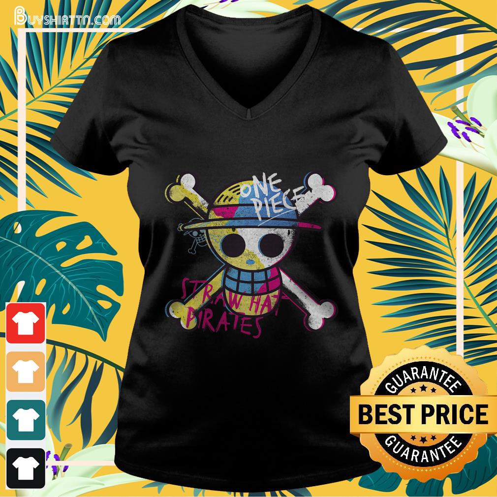 One Piece Straw Hat Pirates Colour Logo Monkey D Luffy T-Shirt