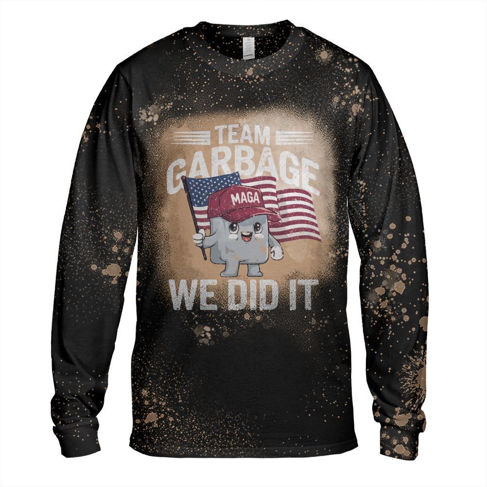 Trump 2024 Team Garbage victory - Trump 47th president Long Sleeve T-Shirt