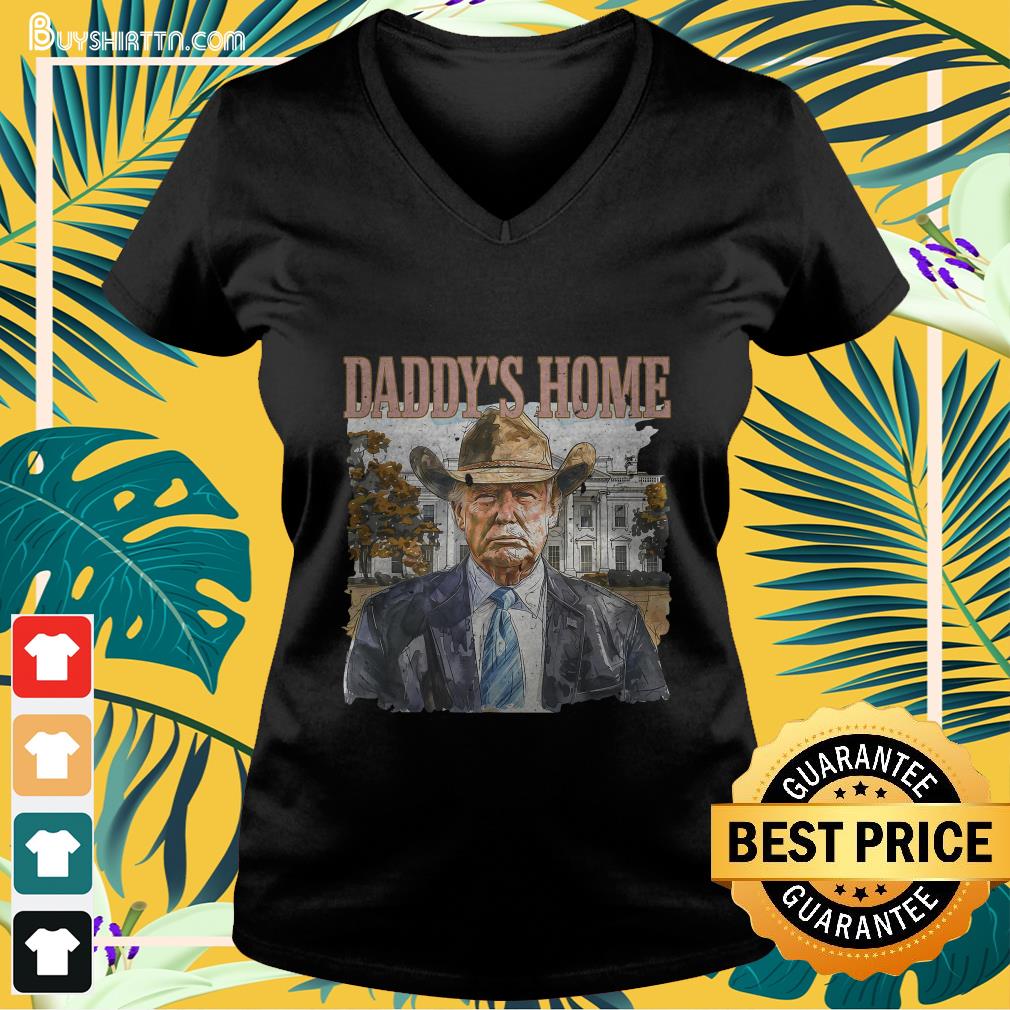 Trump Cowboy Western Daddy's Home MAGA Take America Back T-Shirt