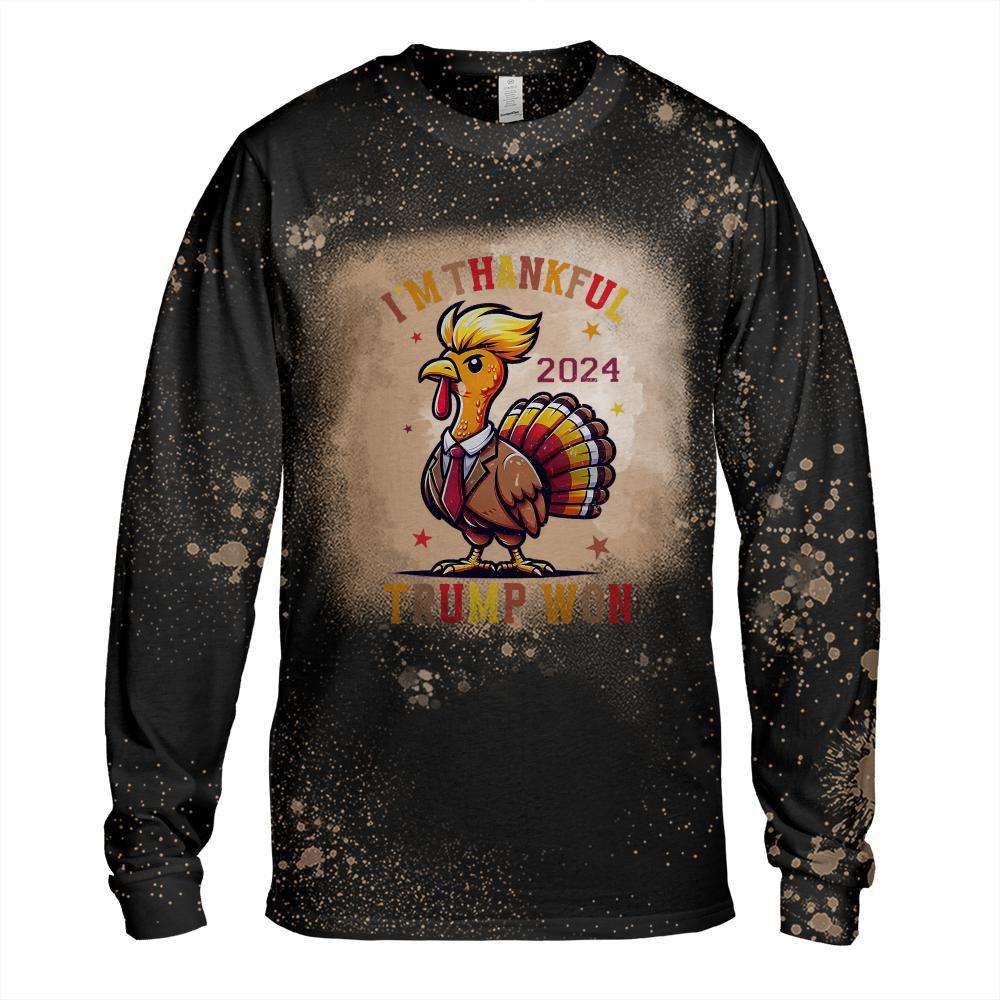 Trump Thanksgiving - I'm Thankful Trump Won 2024 T-Shirt