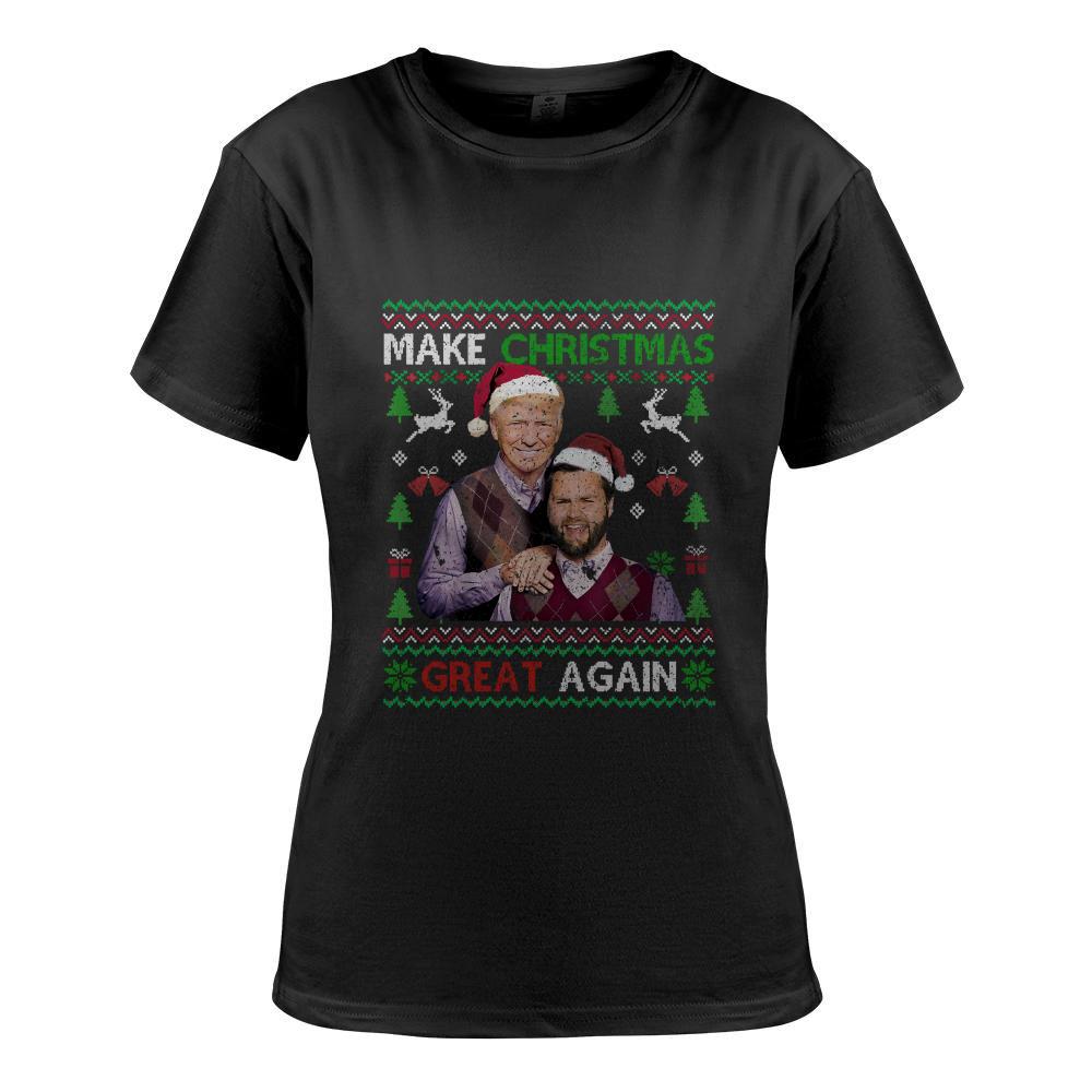 Trump Vance Brothers Funny Make Christmas Great Again Long Sleeve T-Shirt