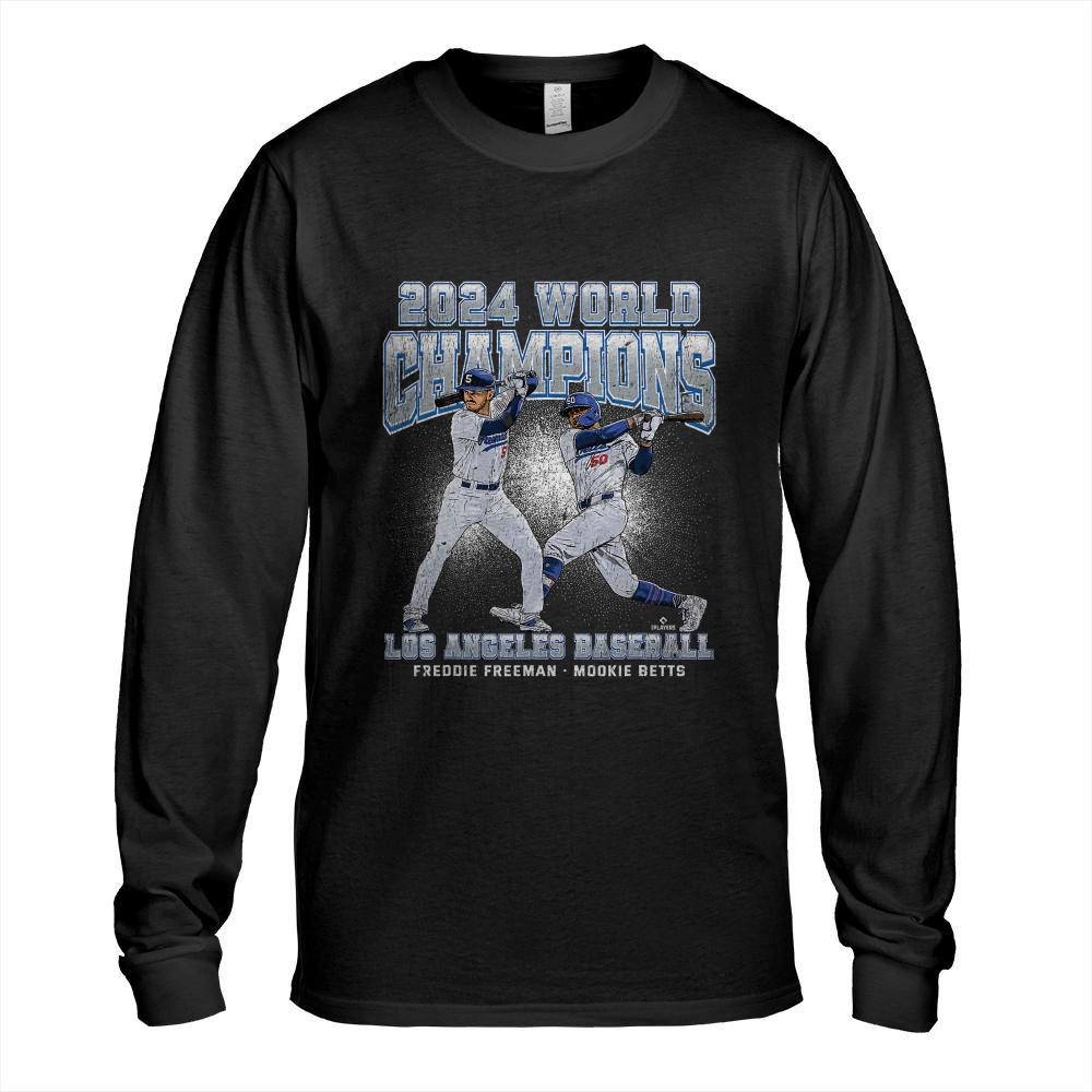 2024 Los Angeles World Champions Betts, Freeman MLBPA T-Shirt