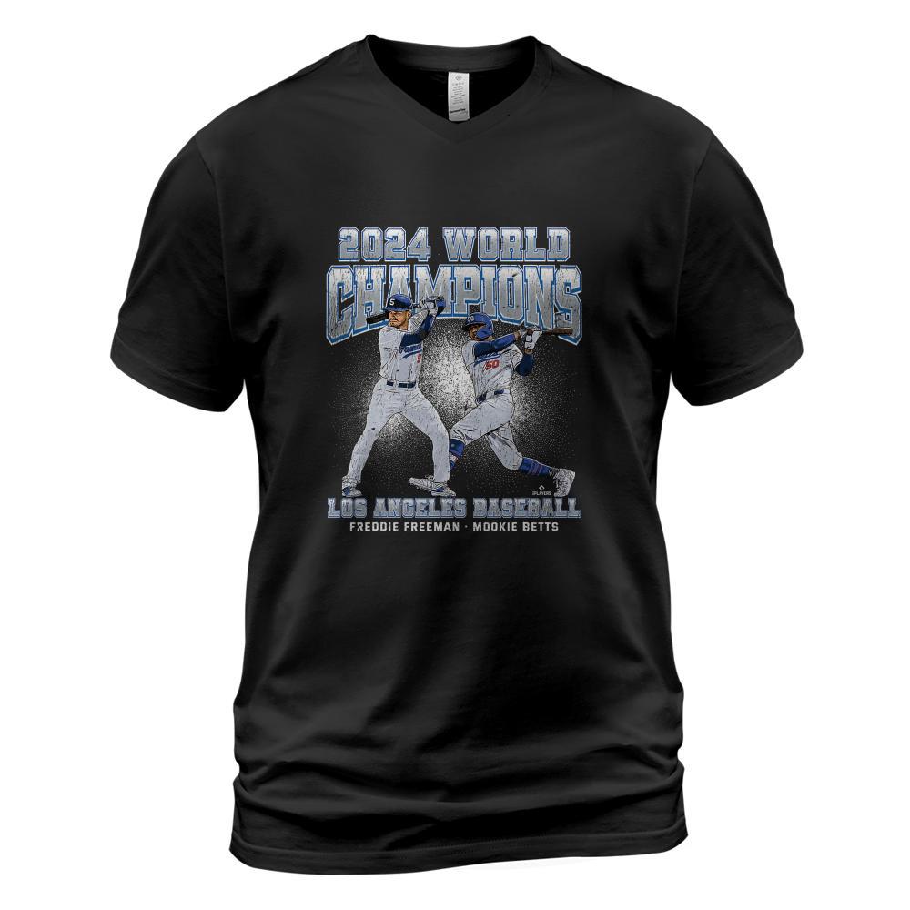 2024 Los Angeles World Champions Betts, Freeman MLBPA T-Shirt