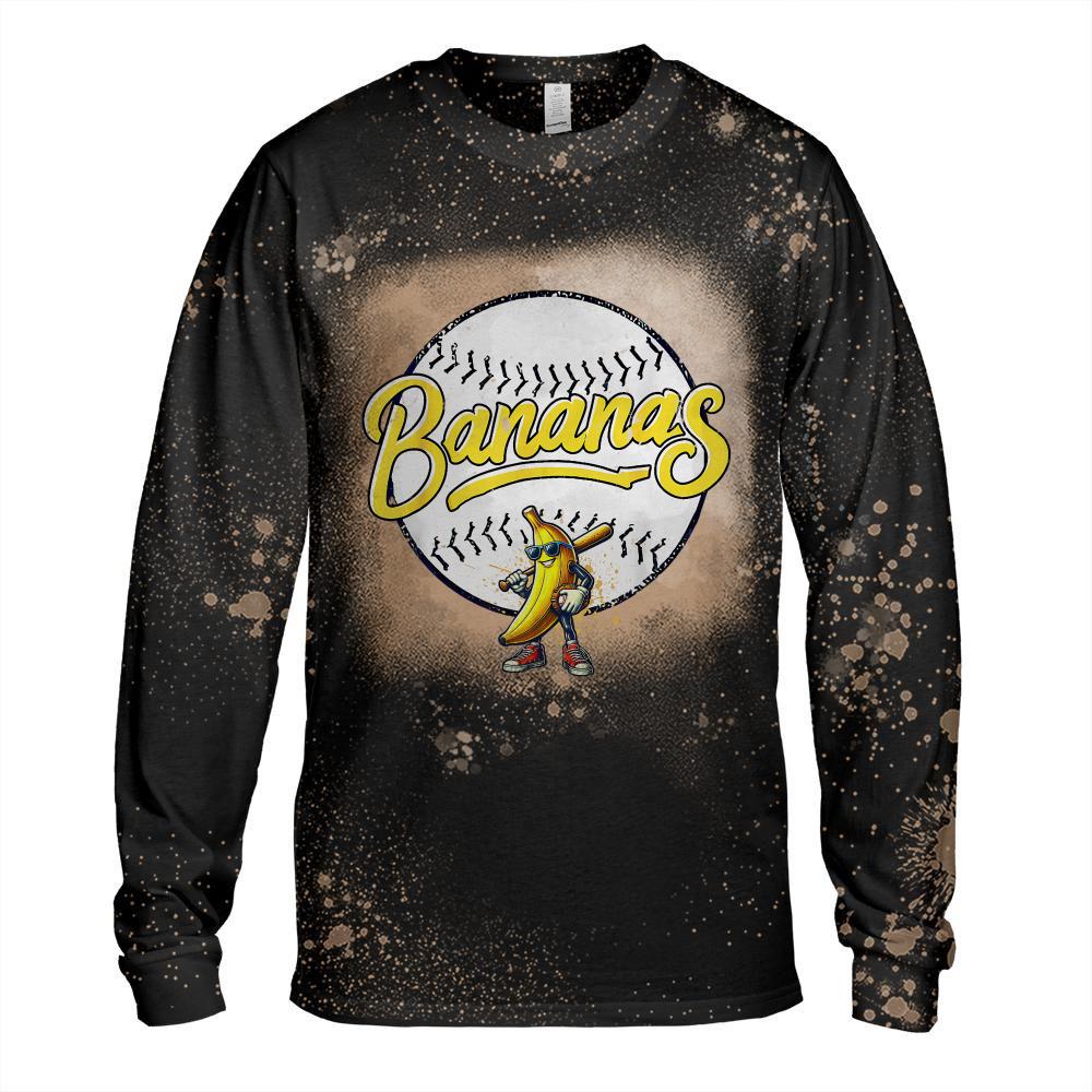 Bananas Baseball Basketball Men Women T-Shirt