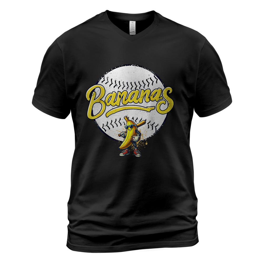 Bananas Baseball Basketball Men Women T-Shirt