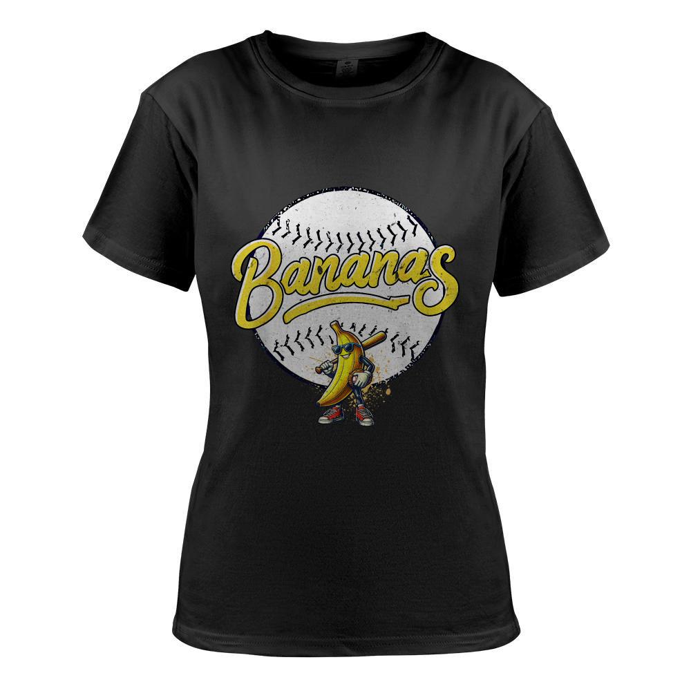 Bananas Baseball Basketball Men Women T-Shirt