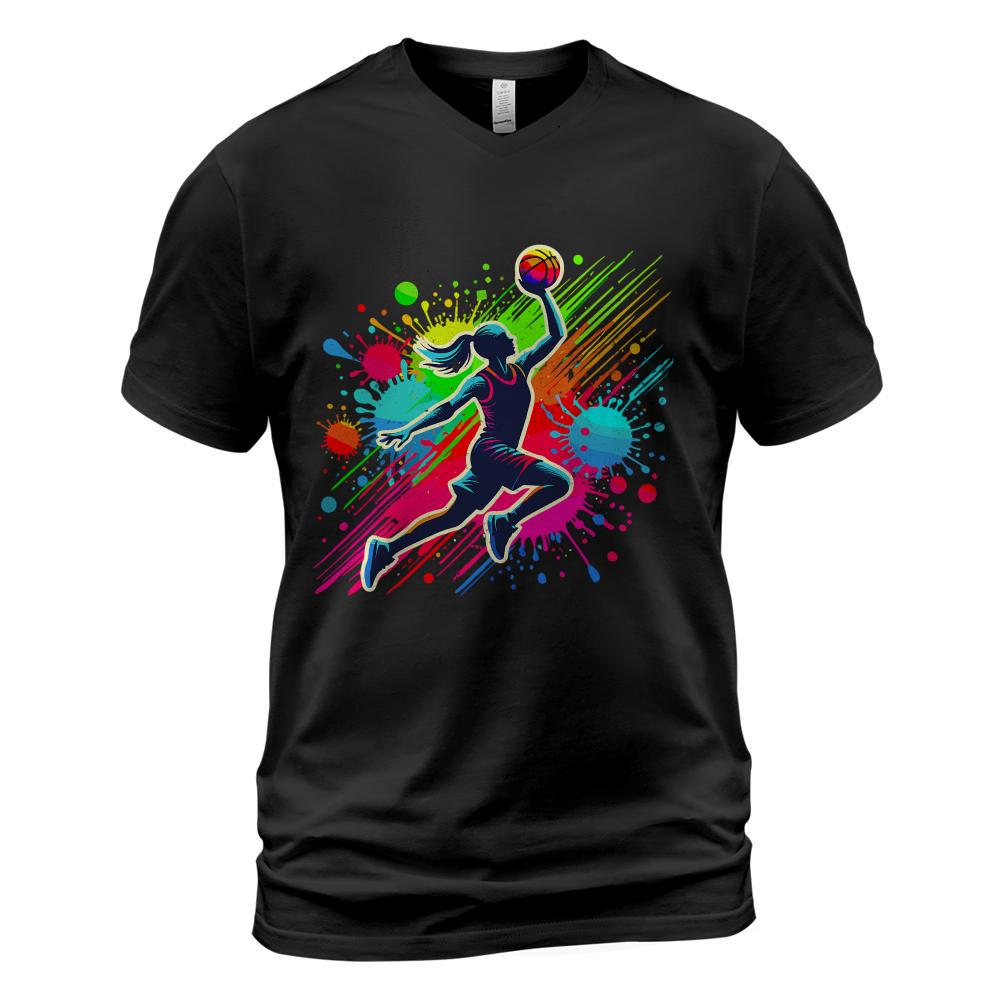 Basketball Player Girl T-Shirt