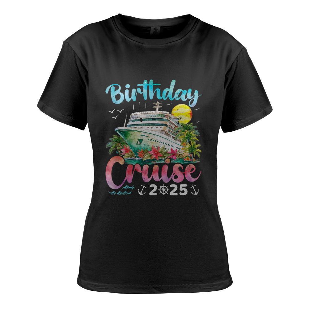 Birthday Cruise Squad 2025 Summer Vacation Matching Family T-Shirt