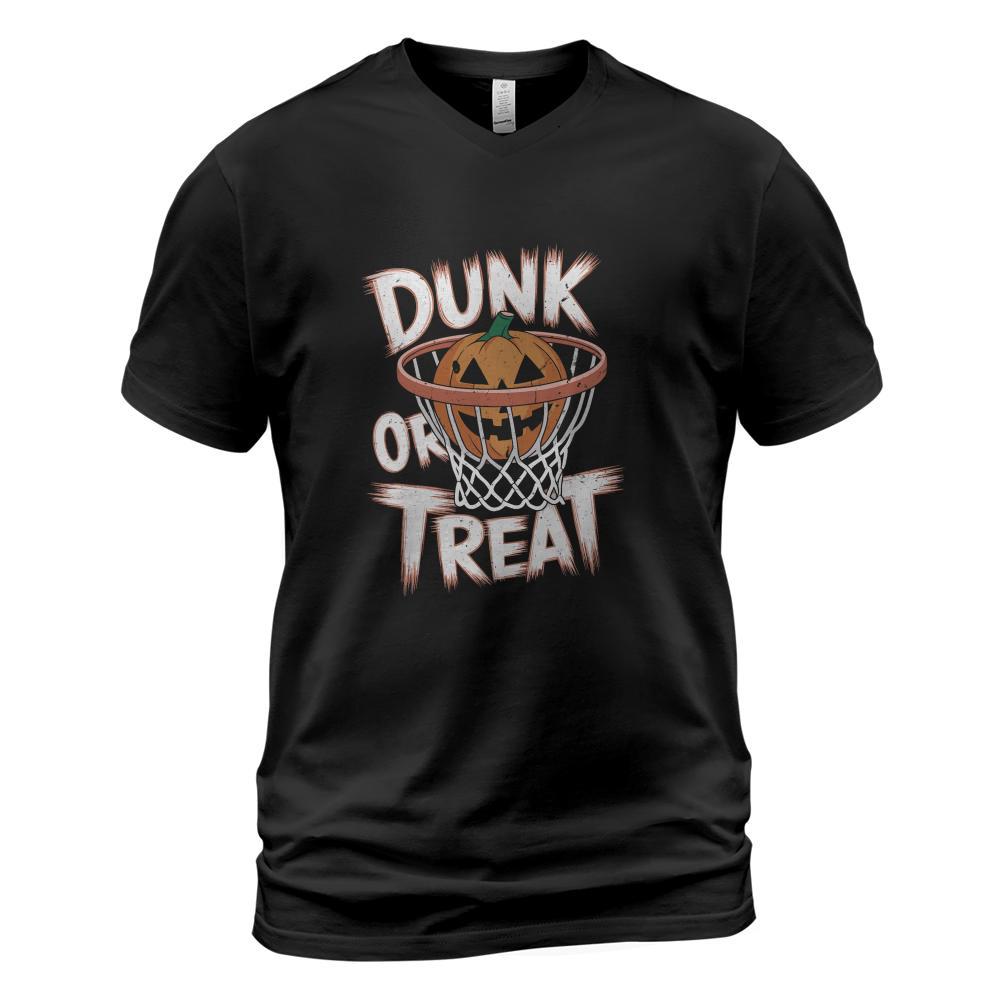 Dunk or Treat Halloween Basketball T Shirt Spooky Basketball T-Shirt