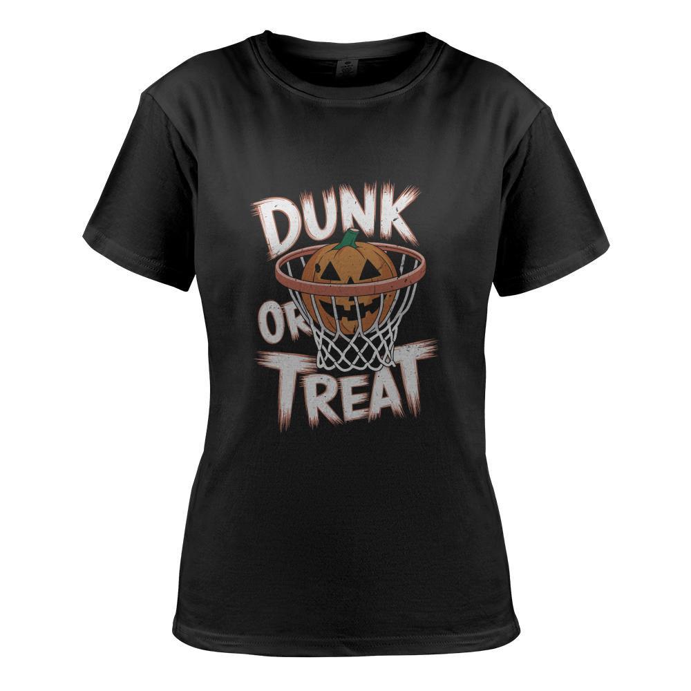 Dunk or Treat Halloween Basketball T Shirt Spooky Basketball T-Shirt