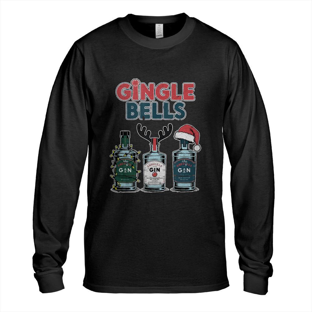 Gingle Bells Gin Bells Christmas Merry Xmas Tank Top