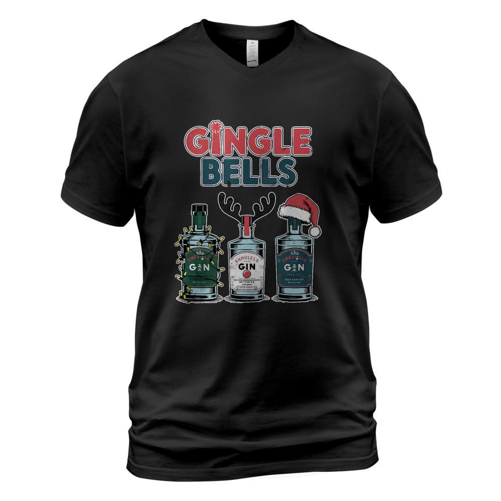 Gingle Bells Gin Bells Christmas Merry Xmas Tank Top