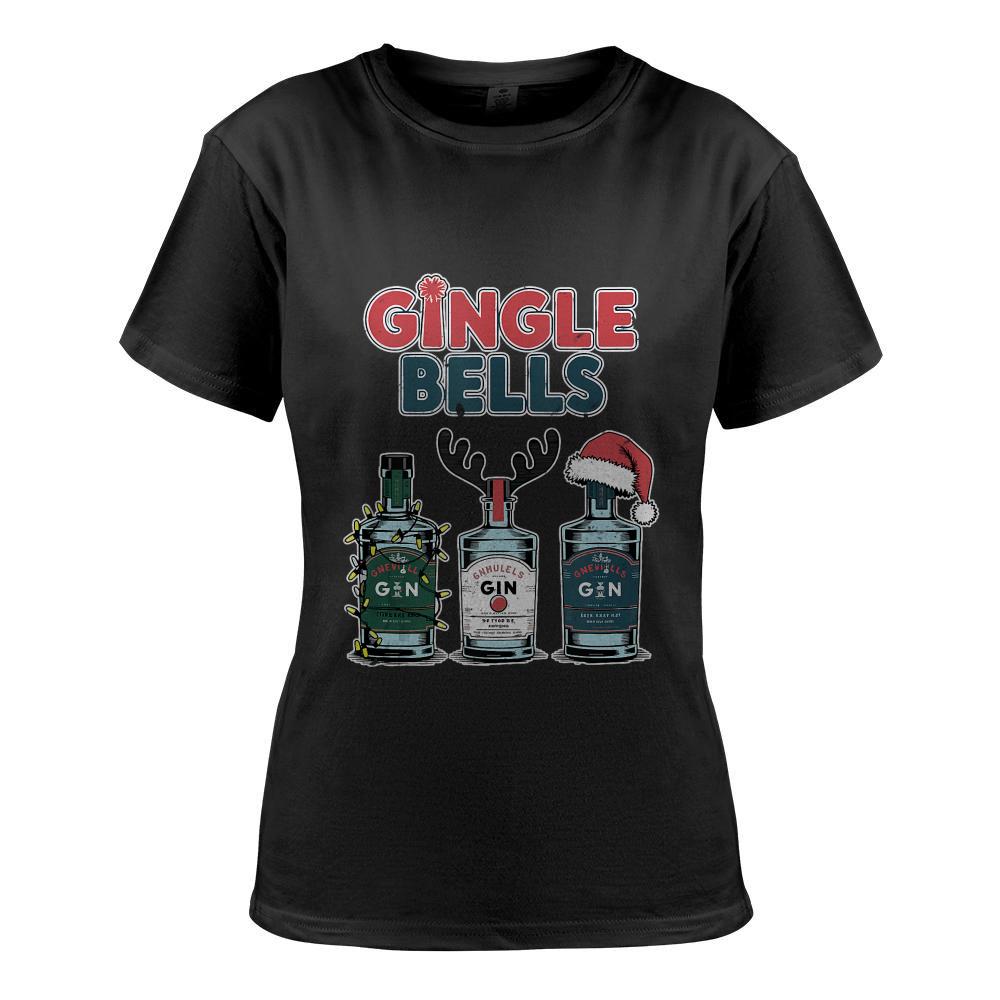 Gingle Bells Gin Bells Christmas Merry Xmas Tank Top