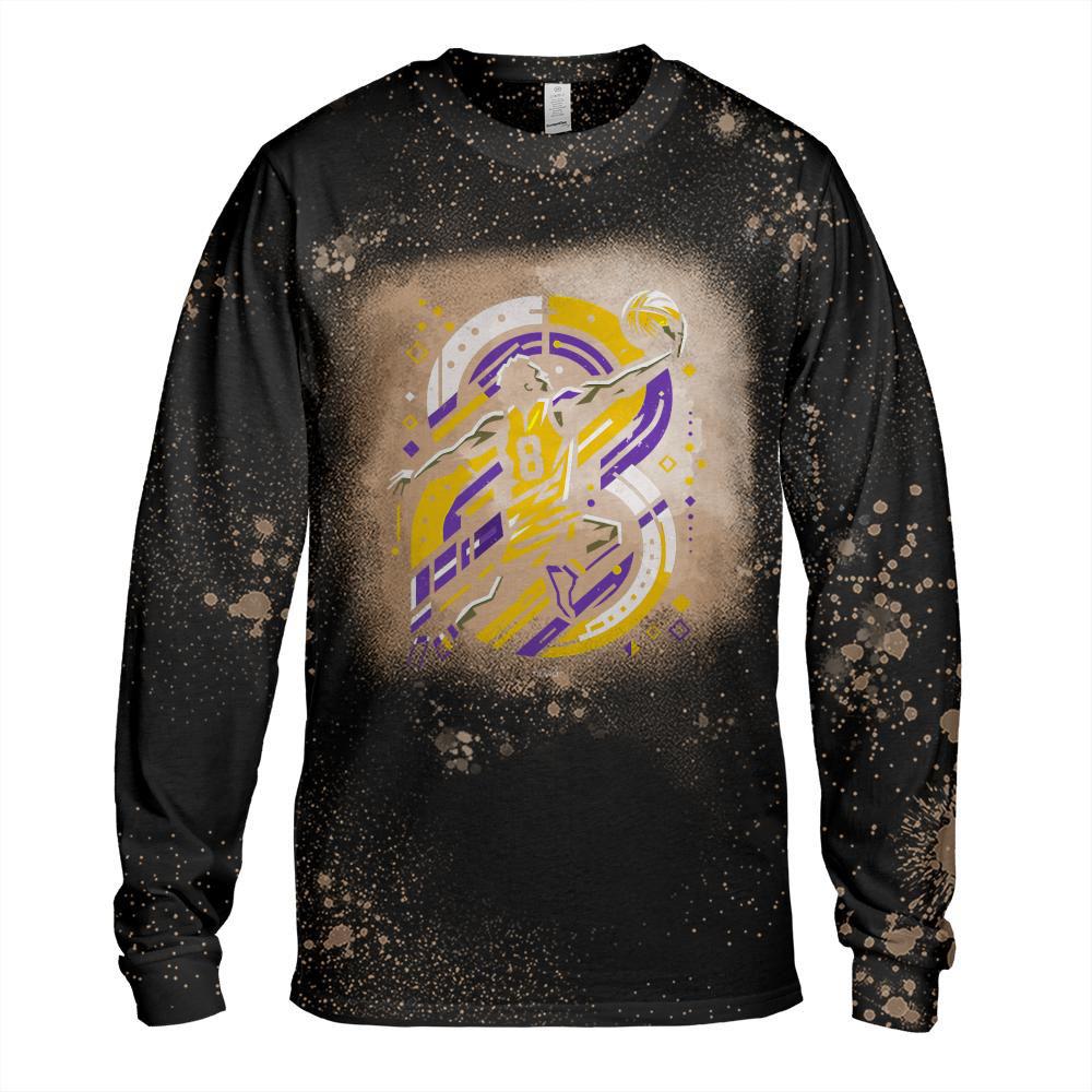 LA LEGEND LAL BASKETBALL NUMBER 8 LAYUP T-Shirt