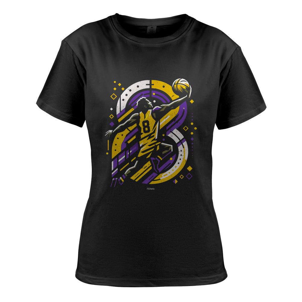 LA LEGEND LAL BASKETBALL NUMBER 8 LAYUP T-Shirt