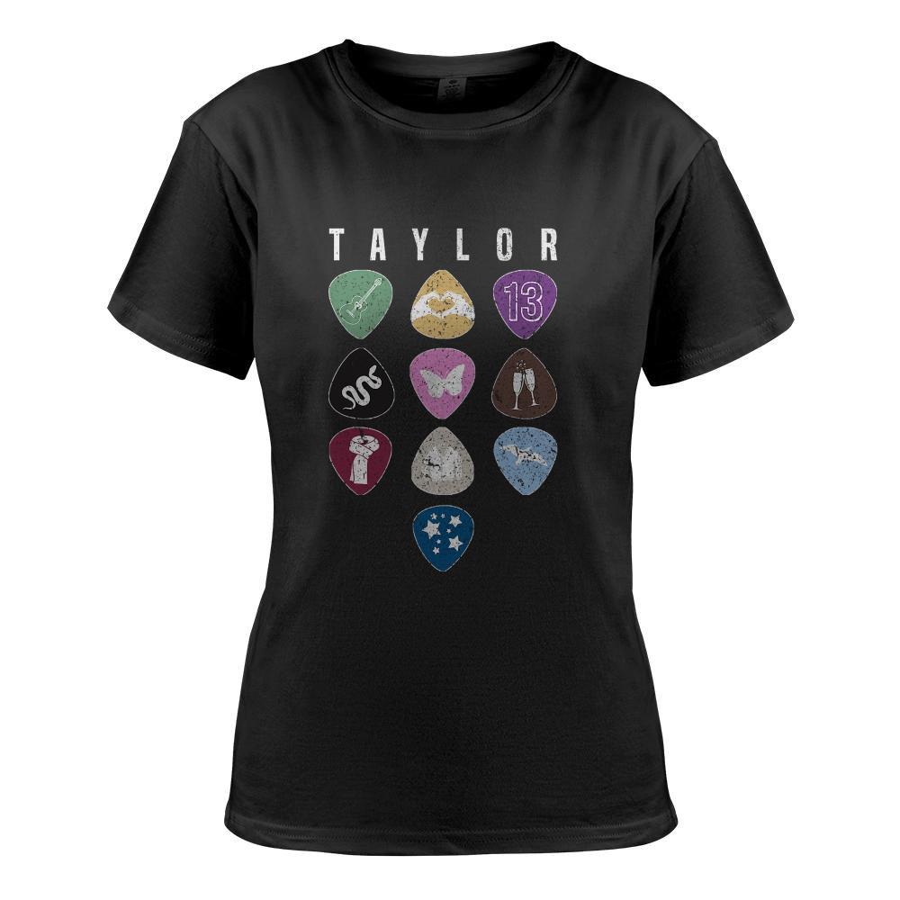 Taylor First Name I Love Taylor Girl Groovy 80's Vintage T-Shirt