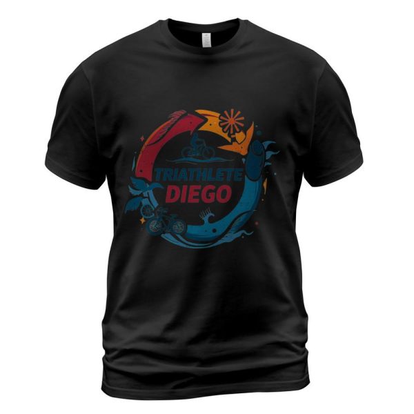 Dynamic Triathlete Diego - Swim, Bike, Run Classic T-Shirt