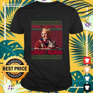 Make Christmas Great Again Xmas Funny Trump Pajamas Ugly T-Shirt