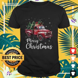 Merry Christmas Red Truck Family Matching Christmas Pajama T-Shirt