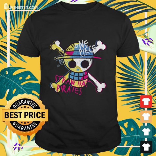 One Piece Straw Hat Pirates Colour Logo Monkey D Luffy T-Shirt