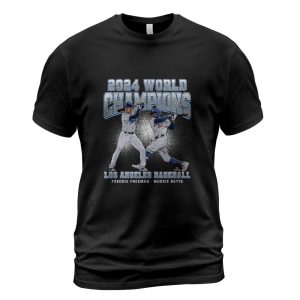 2024 Los Angeles World Champions Betts, Freeman MLBPA T-Shirt