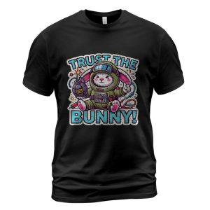 Fuzzy Cute EOD Bunny Sticker Design Classic T-Shirt