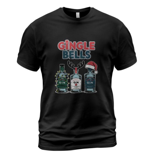 Gingle Bells Gin Bells Christmas Merry Xmas Tank Top