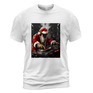 hip hop santa dj christmas T-Shirt