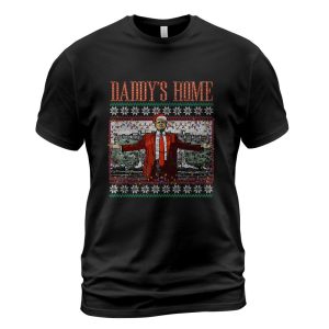 Funny Daddy's Home Trump Ugly Christmas Sweater Xmas Pajamas Sweatshirt